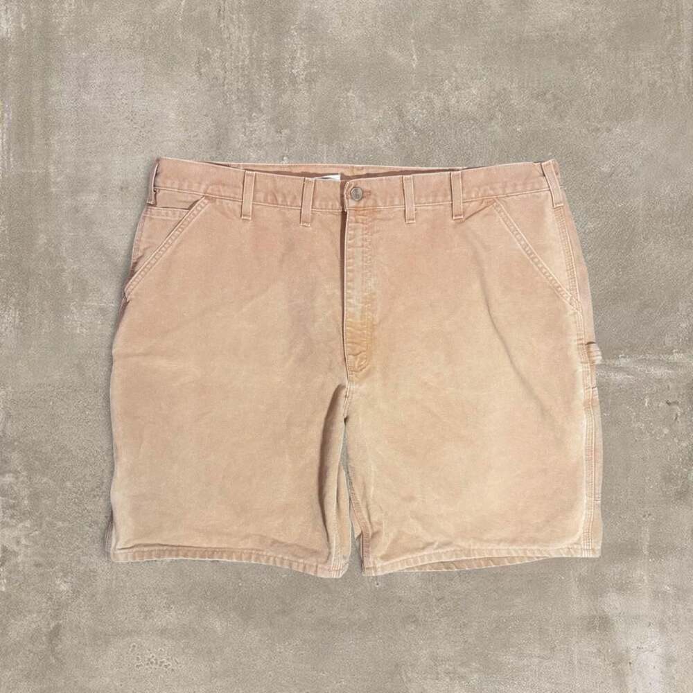 Carhartt B25 BRN Original Fit Duck Canvas Carpenter Work Shorts Men's Size 44